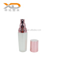 Целый набор полноразмерный роскошный жемчужный белый с розовой живописью овальная форма косметическая акриловая бутылка для личной гигиены